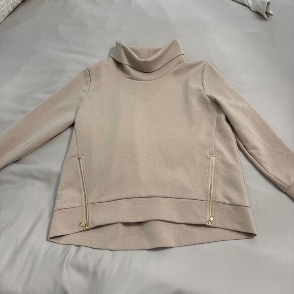 Addison Bay everyday cream turtleneck top size Med- excellent condition - Picture 1 of 8